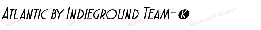 Atlantic by Indieground Team字体转换